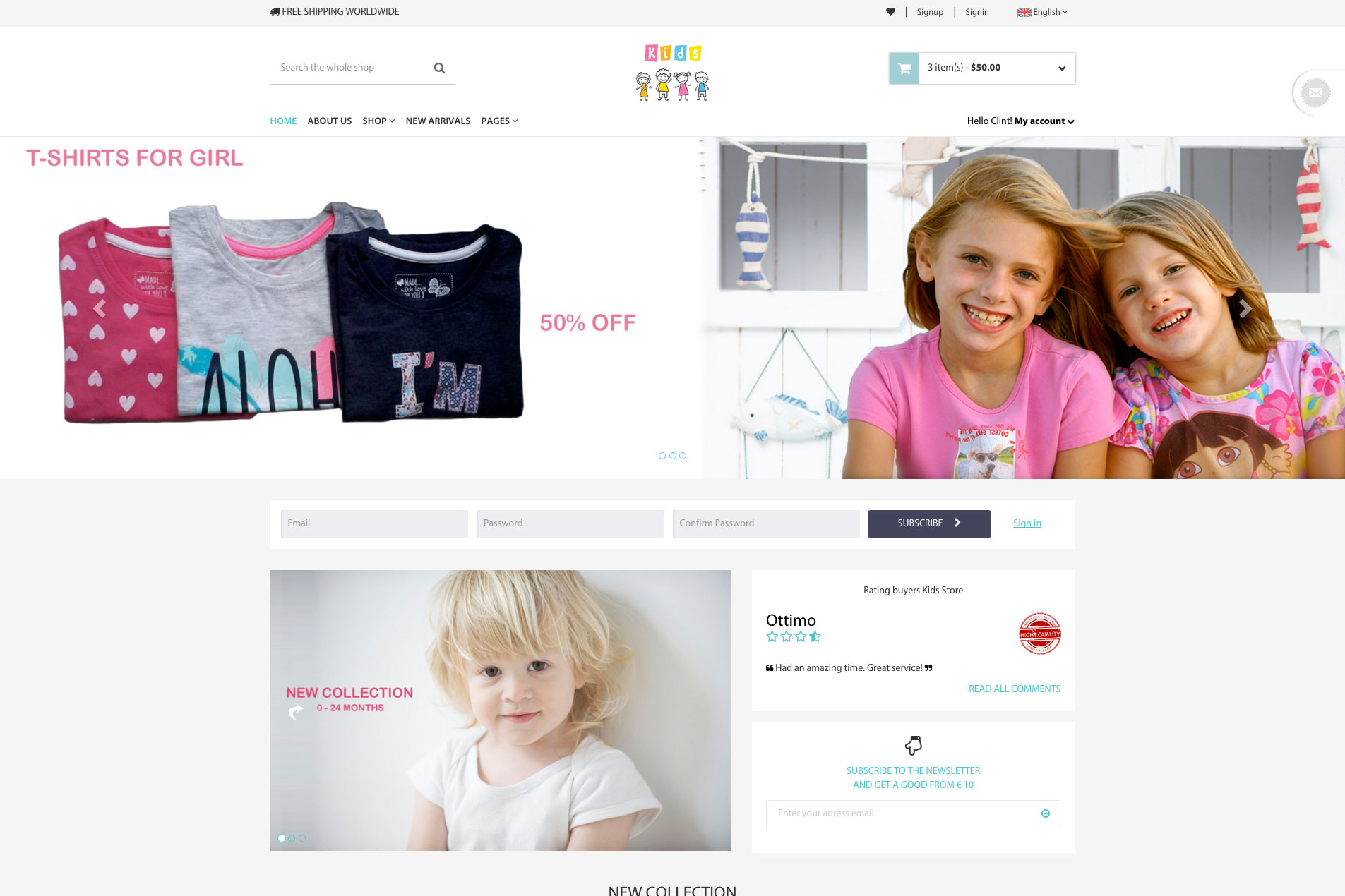 KidStore - Ecommerce Template