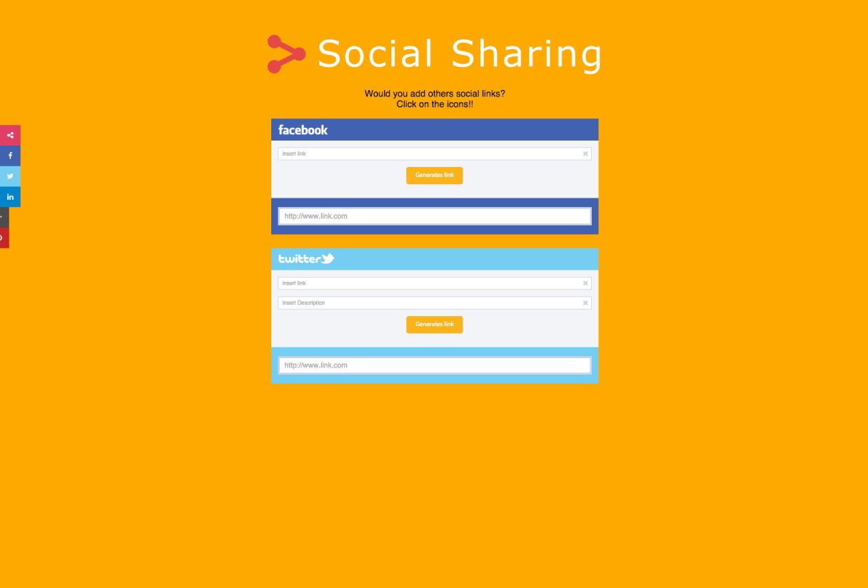 Social sharing - Angular 4